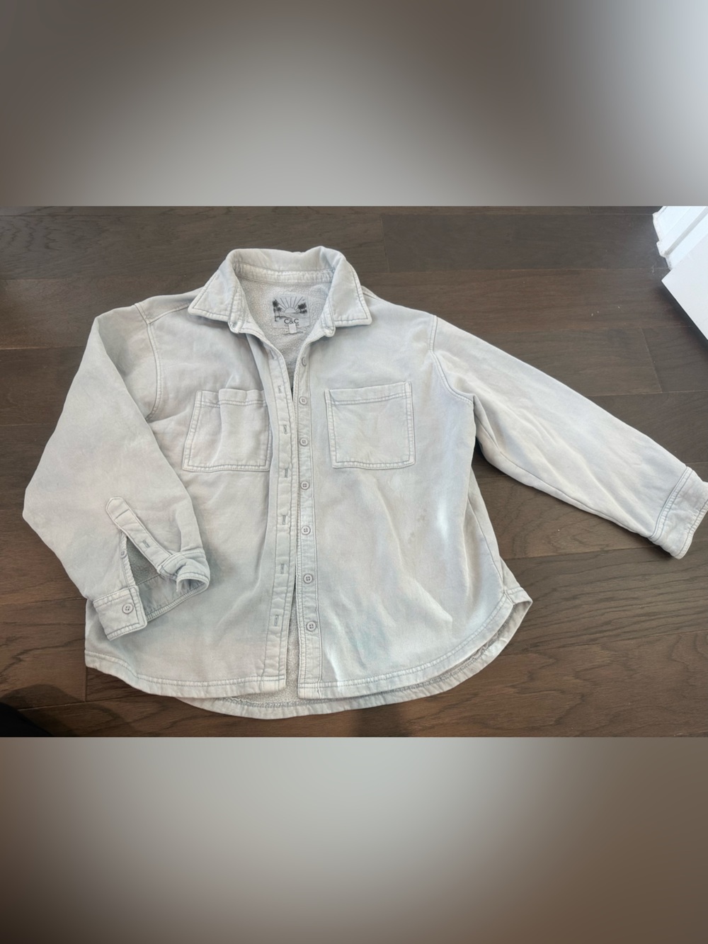 C & C California button down long sleeved Shacket size women’s medium